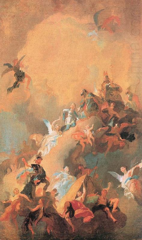 MAULBERTSCH, Franz Anton Apotheosis of a Hungarian Saint china oil painting image